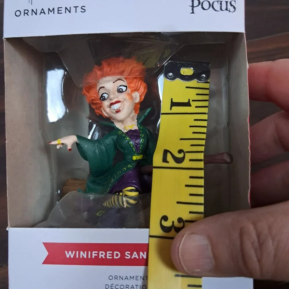 Hallmark Disney Hocus‎ Pocus Winifred Sanderson Christmas Tree Ornament New 2024